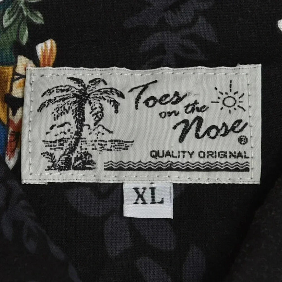 Toes on the Nose  Hawaiian Shirt Beers Tropical Aloha Size XL - Picture 7 of 10